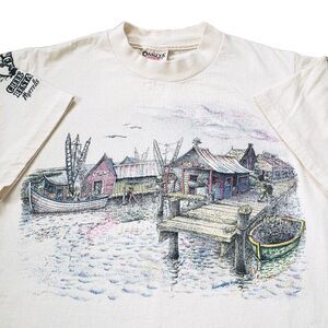 Vintage 90s Nance's Creek Front Restaurant Small Single Stitch USA Made T-Shirt